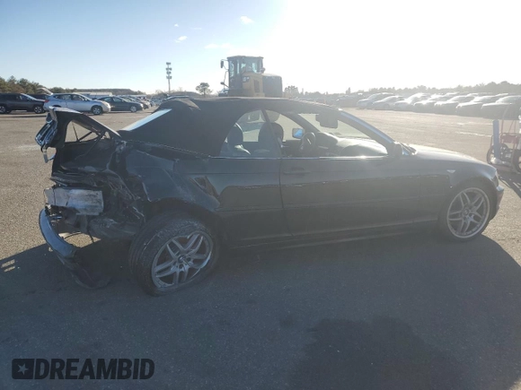 2005 BMW 3 Series 330Ci with VIN WBABW53405PL51084, listed as a Copart auction lot 87222954 with 0 mi miles and Salvage Title. Bid and sale history available at carsss.com. Image 3.