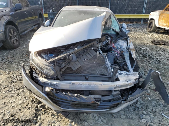 2020 Honda Accord Sedan Sport with VIN 1HGCV1F32LA132313, listed as a Copart auction lot 46990115 with 84,369 mi miles and Salvage Title. Bid and sale history available at carsss.com. Image 5.