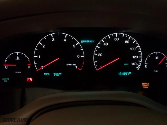 2002 Cadillac Seville Luxury SLS with VIN 1G6KS54Y42U249237, listed as a Copart auction lot 42627725 with 131,897 mi miles and Salvage Title. Bid and sale history available at carsss.com. Image 9.