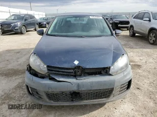 2010 Volkswagen Golf with VIN WVWDA7AJ9AW189504, listed as a Copart auction lot 53516265 with 265,765 mi miles and Salvage title. Bid and sale history available at DreamBid. Image 5.