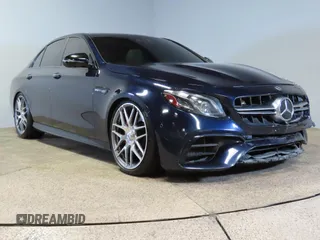 2020 Mercedes-Benz E-Class AMG E 63 S with VIN WDDZF8KB2LA742892, listed as a Copart auction lot 78676034 with 81,262 mi miles and Salvage Title. Bid and sale history available at carsss.com. Image 1.