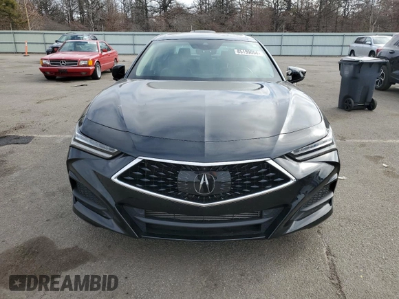 2022 Acura TLX Advance with VIN 19UUB6F65NA003537, listed as a Copart auction lot 85199054 with 20,110 mi miles and Salvage title. Bid and sale history available at DreamBid. Image 5.
