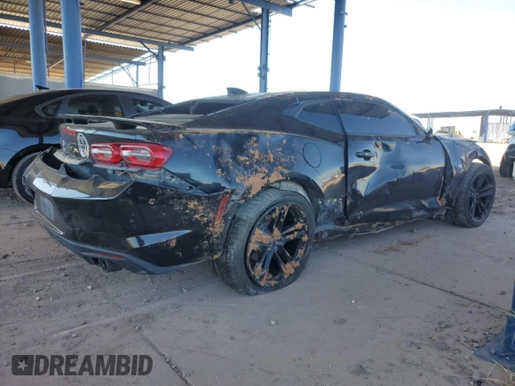 2022 Chevrolet Camaro 1LT with VIN 1G1FB1RS7N0132946, listed as a Copart auction lot 72989874 with 90,732 mi miles and Salvage Title. Bid and sale history available at carsss.com. Image 3.