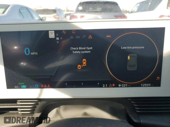 2023 Hyundai Ioniq 5 Limited with VIN KM8KR4AE6PU223741, listed as a Copart auction lot 46472595 with 12,559 mi miles and Salvage title. Bid and sale history available at DreamBid. Image 9.