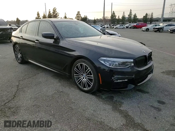 2018 BMW 5 Series 530i with VIN WBAJA5C59JG898206, listed as a Copart auction lot 43661015 with 75,243 mi miles and Salvage Title. Bid and sale history available at carsss.com. Image 11.