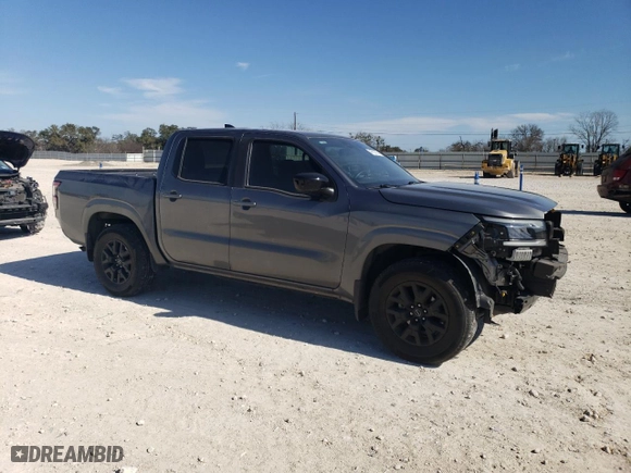 2023 Nissan Frontier SV with VIN 1N6ED1EJ9PN603959, listed as a Copart auction lot 46733785 with 15,265 mi miles and Salvage Title. Bid and sale history available at carsss.com. Image 4.