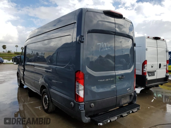 2020 Ford Transit Cargo with VIN 1FTBR3X86LKA47912, listed as a Copart auction lot 74428244 with Not Provided miles and Salvage Title. Bid and sale history available at DreamBid. Image 2.