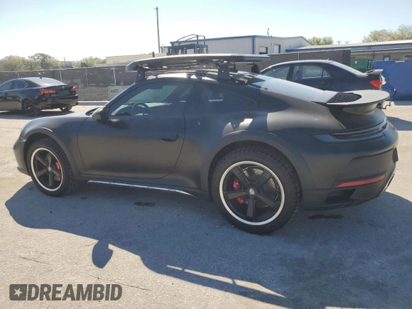 2024 Porsche 911 Carrera S with VIN WP0AB2A92RS225500, listed as a Copart auction lot 46703155 with 761 mi miles and Salvage Title. Bid and sale history available at carsss.com. Image 2.