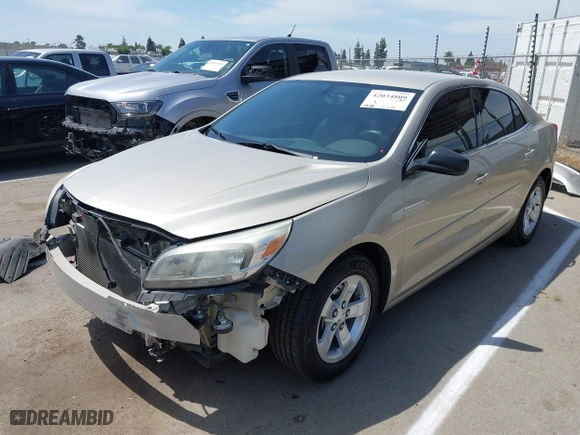 2013 Chevrolet Malibu LS with VIN 1G11B5SA8DF209872, listed as a IAAI auction lot 42034809 with 118,563 mi miles. Bid and sale history available at carsss.com. Image 2.