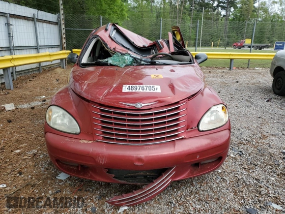 2003 Chrysler PT Cruiser Limited with VIN 3C8FY68B53T617749, listed as a Copart auction lot 48976705 with 165,514 mi miles and Salvage Title. Bid and sale history available at carsss.com. Image 5.