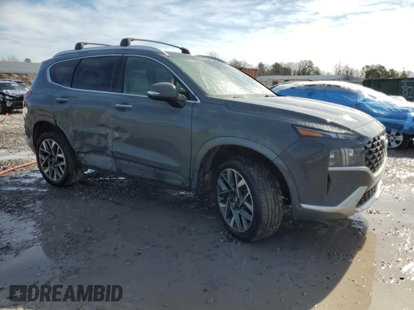 2021 Hyundai Santa Fe Calligraphy with VIN 5NMS5DAL5MH368500, listed as a Copart auction lot 42534255 with 106,945 mi miles and Salvage title. Bid and sale history available at DreamBid. Image 4.