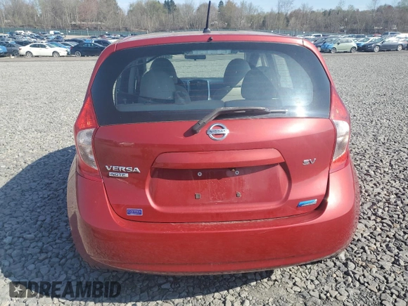 2015 Nissan Note SV with VIN 3N1CE2CP1FL379401, listed as a Copart auction lot 54121285 with 57,545 mi miles and Salvage Title. Bid and sale history available at DreamBid. Image 6.