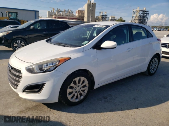 2017 Hyundai Elantra GT with VIN KMHD35LH8HU380003, listed as a Copart auction lot 72971854 with 76,678 mi miles and Non Repairable. Bid and sale history available at carsss.com. Image 1.