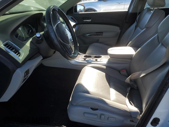 2015 Acura TLX V6 Tech with VIN 19UUB3F59FA008425, listed as a Copart auction lot 41960845 with 155,290 mi miles and Salvage Title. Bid and sale history available at carsss.com. Image 7.