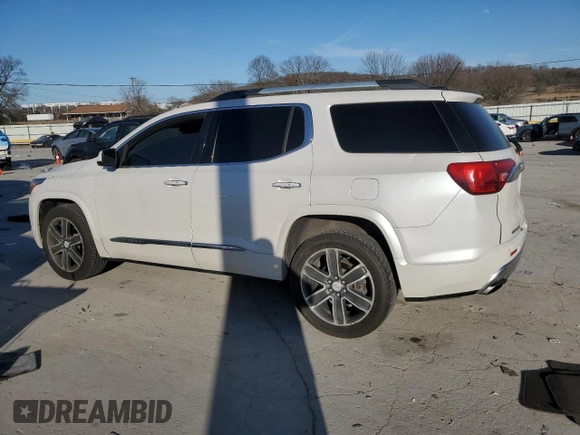 2017 GMC Acadia Denali with VIN 1GKKNPLSXHZ144764, listed as a Copart auction lot 45737915 with 104,429 mi miles and Salvage Title. Bid and sale history available at carsss.com. Image 2.