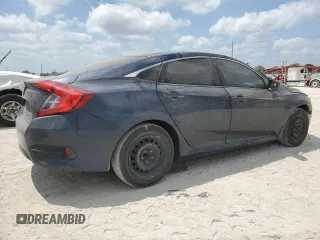 2018 Honda Civic Sedan LX with VIN 19XFC2F57JE024756, listed as a Copart auction lot 54358645 with 67,062 mi miles and Salvage Title. Bid and sale history available at carsss.com. Image 3.