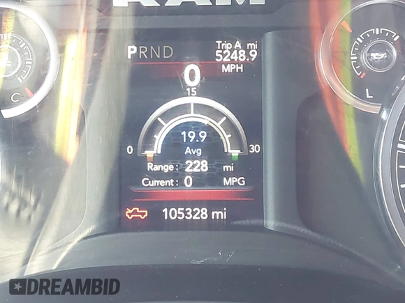2021 Ram 2500 Big Horn with VIN 3C6UR5DL1MG676863, listed as a IAAI auction lot 42386260 with 105,328 mi miles and . Bid and sale history available at DreamBid. Image 16.
