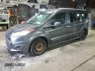 2018 Ford Transit Connect XLT with VIN NM0GE9F79J1371093, listed as a Copart auction lot 47653115 with 97,876 mi miles and Salvage title. Bid and sale history available at DreamBid. Image 1.