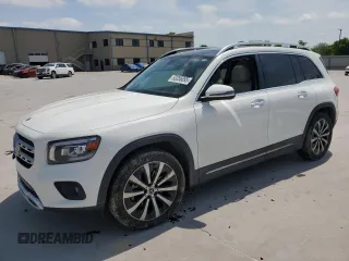 2022 Mercedes-Benz GLB 250 z VIN W1N4M4HBXNW245663, wystawiony jako Copart lot #53356895 z przebiegiem 54 067 mil mil oraz Szkoda całkowita • Salvage title. Historia ofert i sprzedaży dostępna na DreamBid. Obrazek 1.