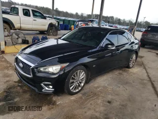 2018 Infiniti Q50 Sport with VIN JN1EV7AP0JM353167, listed as a Copart auction lot 43483145 with 145,115 mi miles and Clean Title. Bid and sale history available at carsss.com. Image 1.