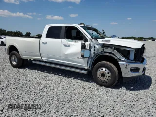 2023 Ram 3500 Laramie with VIN 3C63RRJL1PG522245, listed as a Copart auction lot 52979115 with 70,054 mi miles and Clean Title. Bid and sale history available at carsss.com. Image 4.