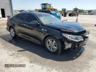 2018 Kia Optima LX with VIN 5XXGT4L34JG232426, listed as a Copart auction lot 52958085 with 75,608 mi miles and Salvage Title. Bid and sale history available at carsss.com. Image 4.