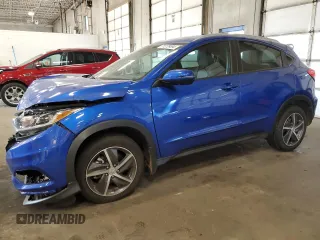 2022 Honda HR-V EX-L with VIN 3CZRU6H7XNM713020, listed as a Copart auction lot 71273494 with 53,226 mi miles and Salvage Title. Bid and sale history available at carsss.com. Image 1.