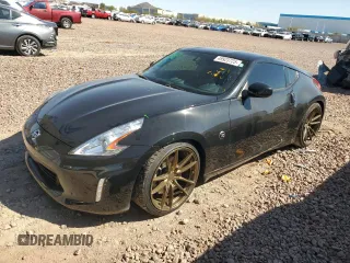 2017 Nissan 370Z with VIN JN1AZ4EH8HM952185, listed as a Copart auction lot 49923725 with 45,058 mi miles and Salvage Title. Bid and sale history available at carsss.com. Image 1.