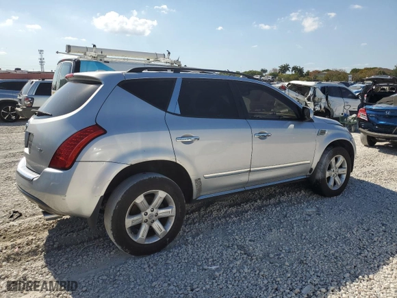 2007 Nissan Murano SL with VIN JN8AZ08T67W514097, listed as a Copart auction lot 53392805 with 202,838 mi miles and Clean Title. Bid and sale history available at carsss.com. Image 3.