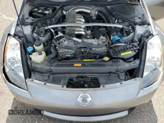 2005 Nissan 350Z with VIN JN1AZ34D65M610383, listed as a Copart auction lot 63184204 with 66,806 mi miles and Salvage Title. Bid and sale history available at DreamBid. Image 11.