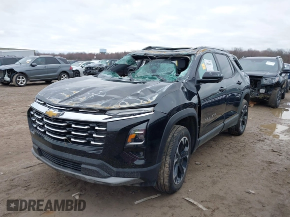 2025 Chevrolet Equinox AWD LT with VIN 3GNAXPEG4SL149121, listed as a IAAI auction lot 41804030 with 1 mi miles. Bid and sale history available at carsss.com. Image 6.