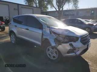 2017 Ford Escape S with VIN 1FMCU0F77HUC67545, listed as a Copart auction lot 56861555 with 228,117 mi miles and Salvage title. Bid and sale history available at DreamBid. Image 4.