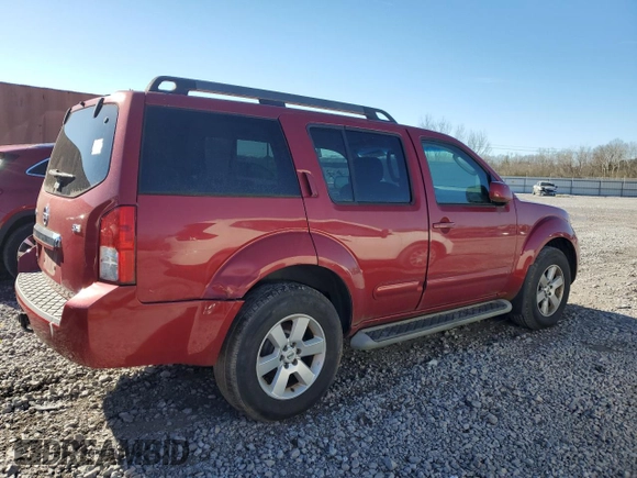2009 Nissan Pathfinder S with VIN 5N1AR18B29C613850, listed as a Copart auction lot 38259414 with 120,669 mi miles and Clean Title. Bid and sale history available at carsss.com. Image 3.