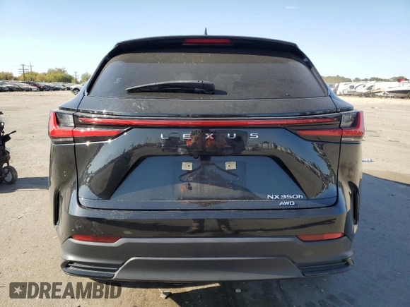 2022 Lexus NX with VIN JTJAKCEZ4N5004552, listed as a Copart auction lot 75903064 with 47,752 mi miles and Salvage Title. Bid and sale history available at carsss.com. Image 6.