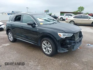 2023 Audi Q3 S line Premium with VIN WA1DECF37P1037177, listed as a IAAI auction lot 42124532 with 45,953 mi miles and . Bid and sale history available at DreamBid. Image 1.