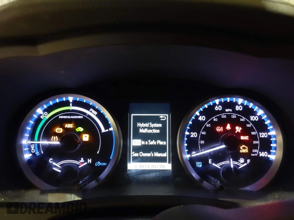 2019 Toyota Highlander Hybrid LE with VIN 5TDBGRFH3KS076303, listed as a IAAI auction lot 41770576 with 15,591 mi miles and . Bid and sale history available at DreamBid. Image 7.