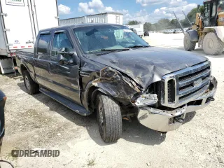 2006 Ford Super Duty F-250 XL with VIN 1FTSW20P96EA80801, listed as a Copart auction lot 72773784 with 166,985 mi miles and Salvage Title. Bid and sale history available at carsss.com. Image 4.