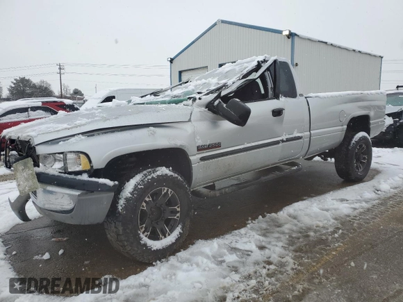 2002 Dodge 2500 with VIN 3B7KF23672M264755, listed as a Copart auction lot 43369595 with Not Provided miles and Salvage Title. Bid and sale history available at carsss.com. Image 1.