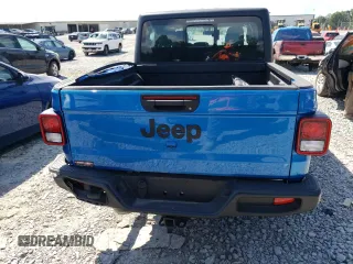 2024 Jeep Gladiator Sport z VIN 1C6JJTAG3RL123552, wystawiony jako Copart lot #62649885 z przebiegiem 4 304 mil mil oraz Szkoda całkowita • Salvage title. Historia ofert i sprzedaży dostępna na DreamBid. Obrazek 6.