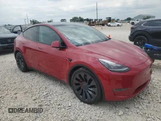 2022 Tesla Model Y Performance с VIN 7SAYGDEF0NF312799, выставлен на аукционе Copart как лот 55165915 с пробегом 38 377 миль миль и Чистый • Clean title. История ставок и продаж доступна на DreamBid. Изображение 4.