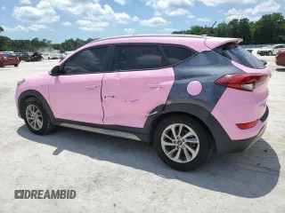 2017 Hyundai Tucson Value with VIN KM8J33A25HU332514, listed as a Copart auction lot 56958845 with 99,818 mi miles and Salvage title. Bid and sale history available at DreamBid. Image 2.