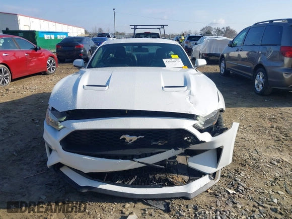 2019 Ford Mustang EcoBoost with VIN 1FA6P8TH7K5151242, listed as a IAAI auction lot 41530579 with 91,002 mi miles and . Bid and sale history available at carsss.com. Image 12.