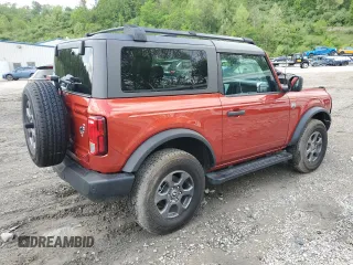 2024 Ford Bronco Big Bend z VIN 1FMDE7AH8RLB10818, wystawiony jako Copart lot #54044715 z przebiegiem 5 330 mil mil oraz Szkoda całkowita • Salvage title. Historia ofert i sprzedaży dostępna na DreamBid. Obrazek 3.