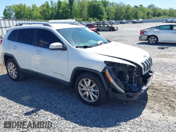 2015 Jeep Cherokee Limited with VIN 1C4PJLDS0FW505714, listed as a IAAI auction lot 42051526 with 82,804 mi miles and . Bid and sale history available at DreamBid. Image 1.