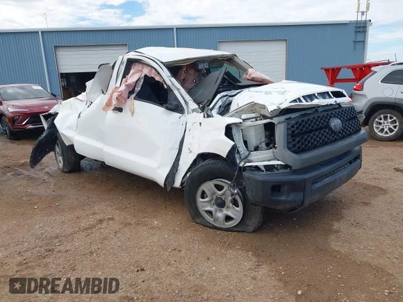 2018 Toyota Tundra SR with VIN 5TFUW5F14JX763757, listed as a IAAI auction lot 42585029 with Not provided miles and . Bid and sale history available at DreamBid. Image 1.