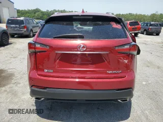 2015 Lexus NX 200t with VIN JTJBARBZ2F2021593, listed as a Copart auction lot 56943015 with 128,331 mi miles and Salvage title. Bid and sale history available at DreamBid. Image 6.