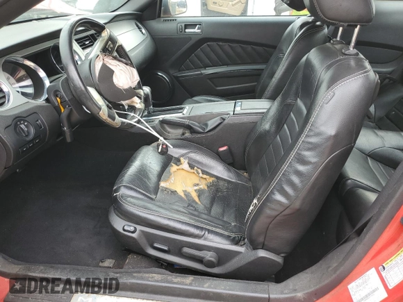 2010 Ford Mustang V6 with VIN 1ZVBP8AN3A5144656, listed as a Copart auction lot 49659225 with 217,327 mi miles and Salvage Title. Bid and sale history available at DreamBid. Image 7.