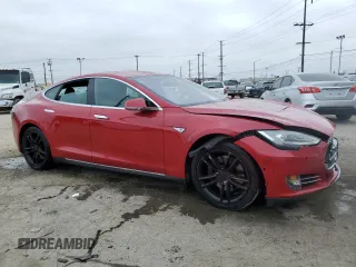 2016 Tesla Model S 70 with VIN 5YJSA1E18GF131881, listed as a Copart auction lot 54513134 with 133,785 mi miles and Salvage title. Bid and sale history available at DreamBid. Image 4.