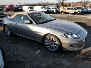 2014 Jaguar XK with VIN SAJWA4GB6ELB54454, listed as a Copart auction lot 85275384 with 53,532 mi miles and Salvage Title. Bid and sale history available at carsss.com. Image 4.