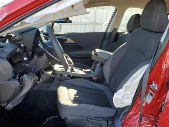 2024 Subaru Impreza with VIN JF1GUABC9R8308613, listed as a Copart auction lot 76485074 with 7,512 mi miles and Salvage Title. Bid and sale history available at carsss.com. Image 7.